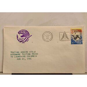 NASA STS-2 Columbia Commemorative Envelope Space Shuttle Launch Test Hardware